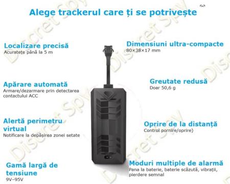 GPS Tracker auto & moto TKSTAR / Winnes TK806 4G de la Pro Detective Agency
