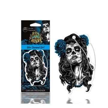Odorizant auto Aroma Dia de los muertos Blue diamond girl de la Auto Care Store Srl