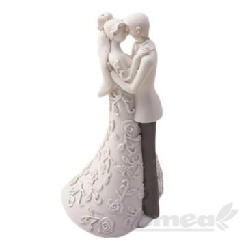Figurine tort mire si mireasa Alba - Kardasis