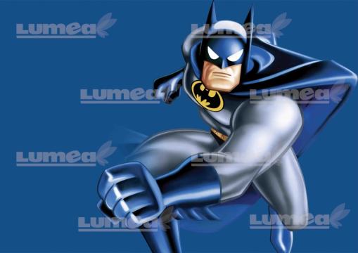 Imagine comestibila tort din Zahar Batman clasic cu fundal