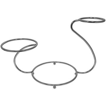 Suport tort argintiu cu 3 etaje, 15, 23, 30 cm de la Lumea Basmelor International Srl