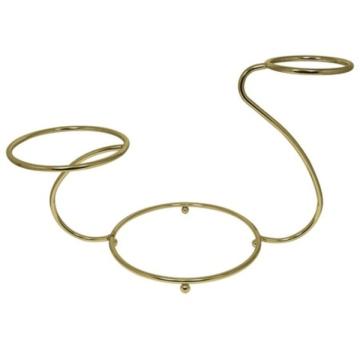 Suport tort auriu cu 3 etaje, 15, 23, 30 cm de la Lumea Basmelor International Srl