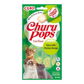 Hrana Churu Pops pentru pisici reteta de ton cu pui de la Club4Paws Srl