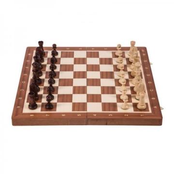 Set sah BHB no 7, inlaid mahon artar de la Chess Events Srl