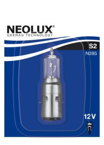 Bec moto far Ss2 12V 35/35W BA20D Neolux (blister) de la Auto Care Store Srl