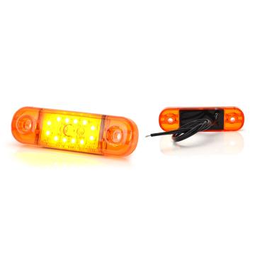 Lampa gabarit led 714 W97.3, 12V-24V, pozitie portocaliu Was