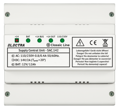 Sursa de alimentare centrala - SAC.142 de la Electra Instal SRL