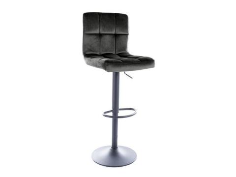 Scaun pentru bar black C-105 velvet