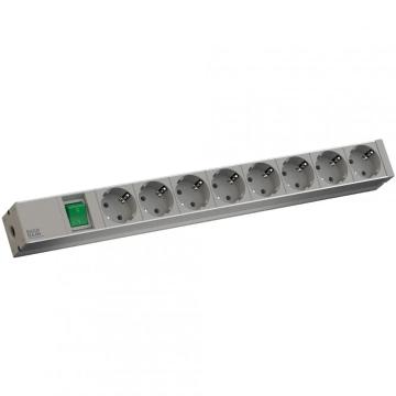 Prelungitor Bachmann IT PDU 8 x prize Schuko, 1x Switch