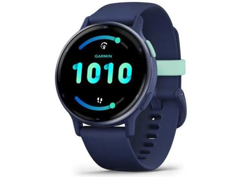 Ceas smartwatch Garmin Vevoactive 5 Blue/Blue Metal