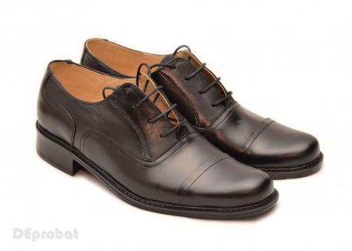 Pantofi barbati piele naturala negri casual-eleganti de la Deprobat.ro