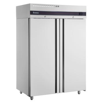 Congelator inox vertical cu 2 usi