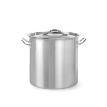 Oala profesionala inalta cu capac 21 lt, inox, 30x30 cm