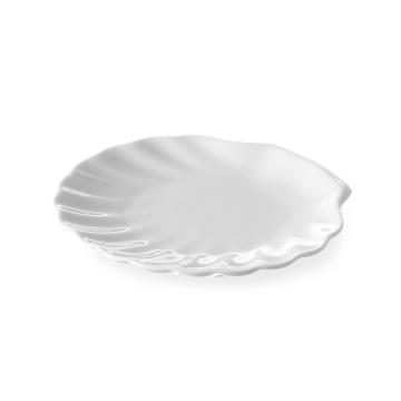 Vas tapas oval, set de 6 bucati, diam 9 cm, portelan alb