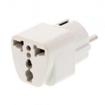 Adaptor stecher euro-usa din plastic de la Pdet Atlantic Distribution Srl