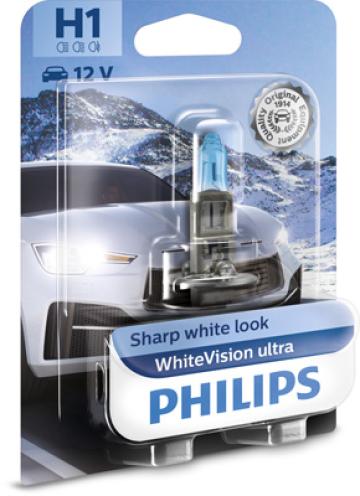 Bec far H1 55W 12V White Vision Ultra (blister) Philips de la Auto Care Store Srl
