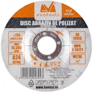 Disc abraziv de polizat A24 extra / 125x6mm