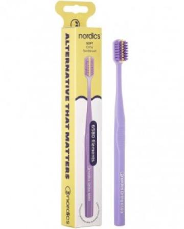 Periuta de dinti Ortho 6580 filamente - moale - mov, Nordics