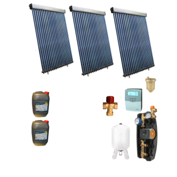 Sistem solar 30 persoane, confort bivalent 1000 litri