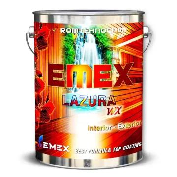 Lazura - lac colorat pentru lemn Emex WX de la Romtehnochim Srl