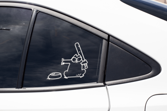 Sticker auto - Pisica de la Elvis Fit Enterprises Srl