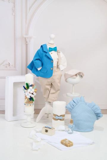 Set Theo albastru + Trusou + Lumanare