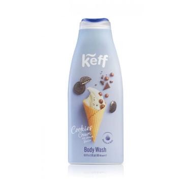 Gel de dus cookies & cream Keff, 500 ml