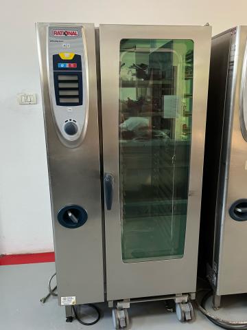 Cuptor Rational SCC 201G, gaz, 20 tavi GN 1/1 + carucior