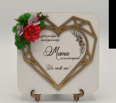 Aranjament licheni cadou Mama de la Flower Power Gift
