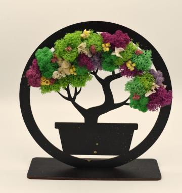 Decoratiune Copacul vietii cu licheni CL03 de la Flower Power Gift