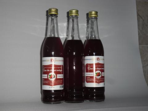 Sirop de capsuni cultivate ecologic, 440ml
