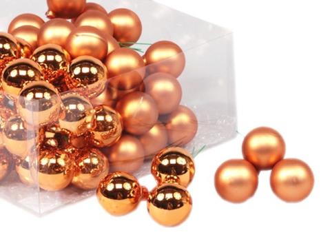 Glob sticla 3cm bronz S/72 lucios-mat