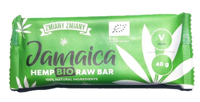 Baton raw Jamaica eco cu canepa, 40g