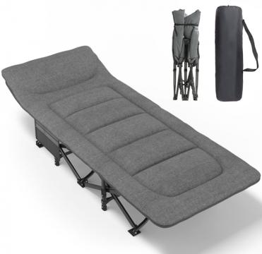 Pat pliabil pentru camping 1 persoana