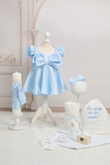 Set Monroe Bleu + Trusou + Lumanare de la Andreeatex