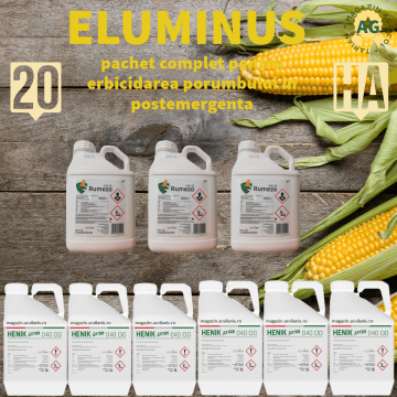 Pesticid Eluminus Rumezo 15L + Henik 30L - 20Ha Porumb de la Acvilanis Grup Srl