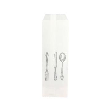 Punga tacam, 8 x 25 cm, alba, 2000 buc/ set