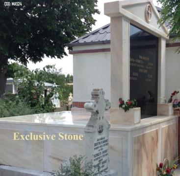 Monument funerar complet marmura Ruschita de la Exclusive Stone Srl