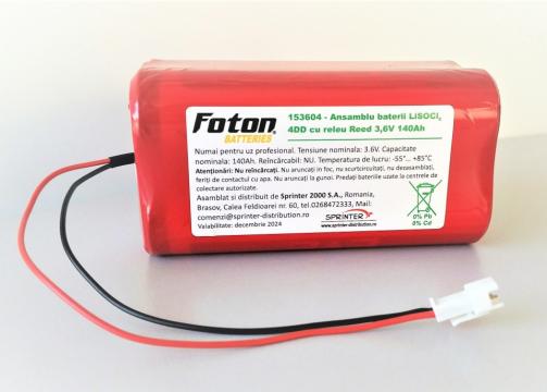 Baterie 4DD LiSoCl2 3.6V 140Ah pentru convertor