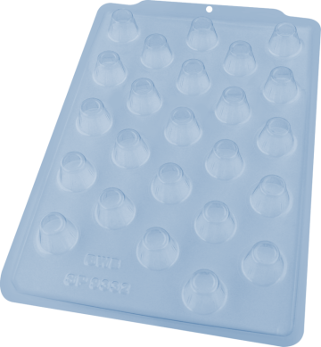 Forma ciocolata cupa lichior, 24 cavitati, 32x23mm