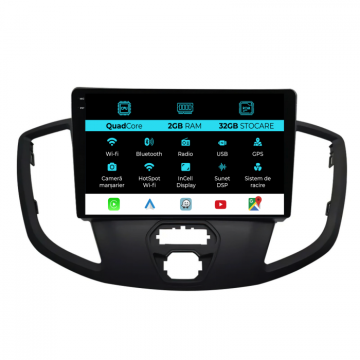Navigatie dedicata Ford Transit (2012-2018), 9 inch, 2Gb Ram
