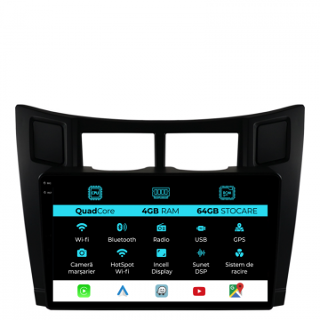Navigatie dedicata Toyota Yaris (2005-2011),QuadCore, 9 inch de la Nav Store