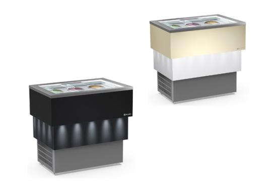 Vitrina pentru gelaterie cu racire statica si ventilatie de la Horecons Profesional Srl