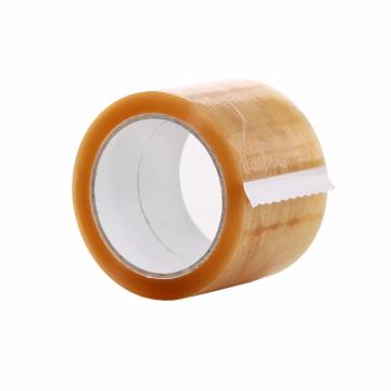 Banda adeziva solvent 75 mm x 66 m transparenta de la Ina Plastic Srl