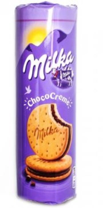 Biscuiti sandwich Milka ChocoCreme 260g