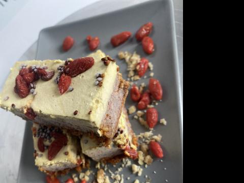 Tort carrot cake raw vegan de la Mireille De Margaux