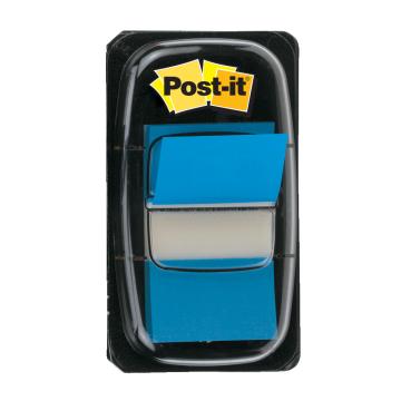 Index Post-it Clasic, 25.4 x 43.2 mm, albastru