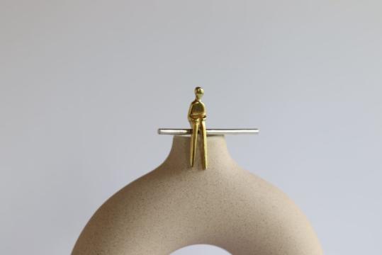 Inel argint Thinker de la Raw Jewellery Srl