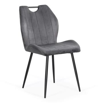 Scaune bucatarie, living din catifea BUC 204 gri de la European Med Prod
