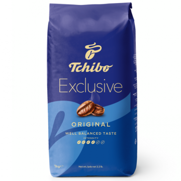 Cafea boabe Tchibo Exclusive 1 kg de la KraftAdvertising Srl